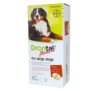 Drontal Large Dog Tabs (singles)