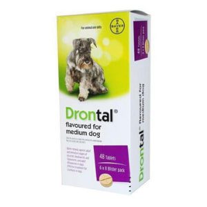 Drontal Medium Flav 48Tabs