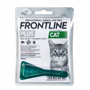 Frontline plus flea treatment for cats