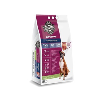 Ultradog Superwoof Beef/Rice 8kg