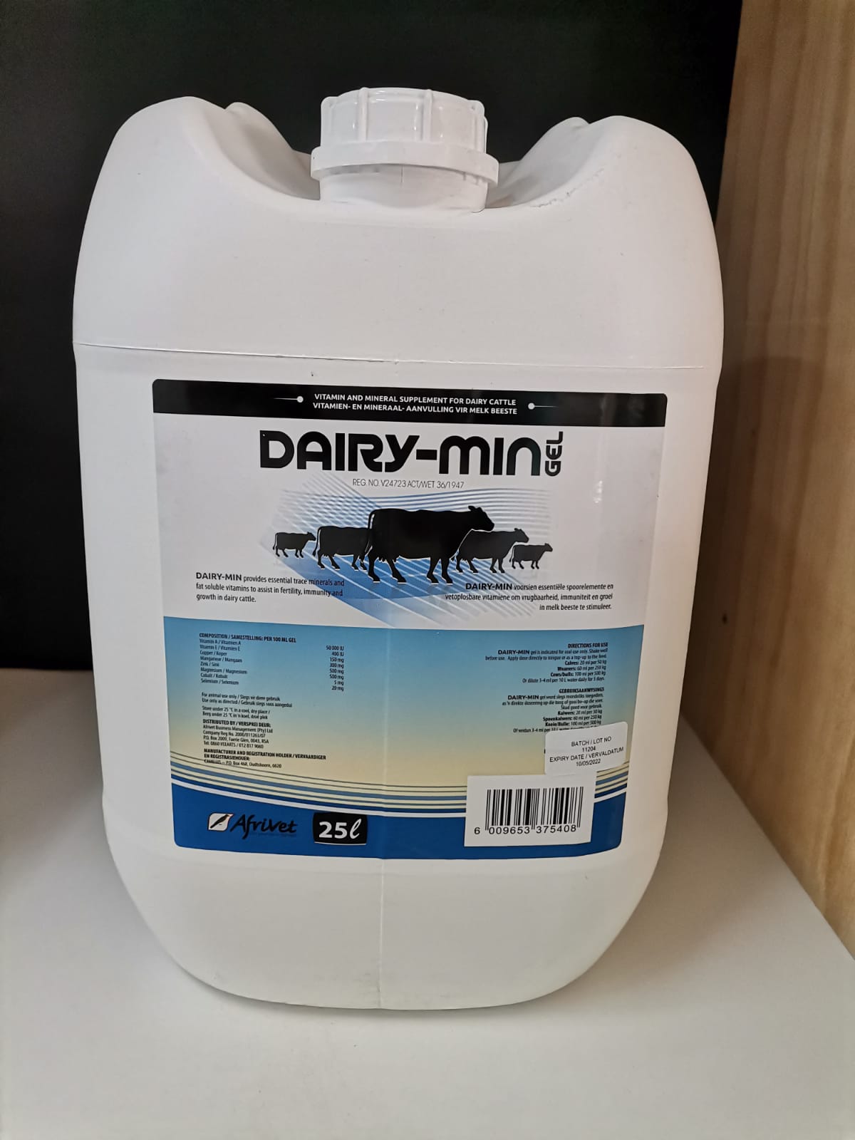 Dairy-Min Gel 25L