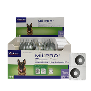 Milpro Deworming Single Tablets (Dogs & Puppies)